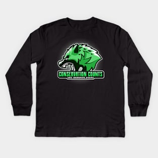 conservation counts save endangered species Kids Long Sleeve T-Shirt